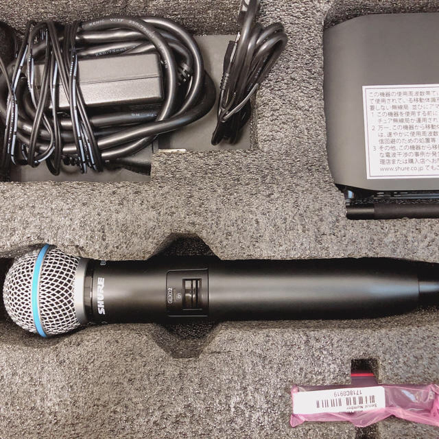 SHURE (シュア) GLXD24/BETA58 (デジタルワイヤレスマイク)の通販 by