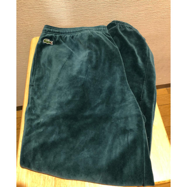 Supreme(シュプリーム)の supreme lacoste velour track pants (L) メンズのパンツ(その他)の商品写真