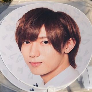 ジャニーズジュニア(ジャニーズJr.)のお値下 新品 TravisJapan 七五三掛龍也 2019 うちわ(アイドルグッズ)