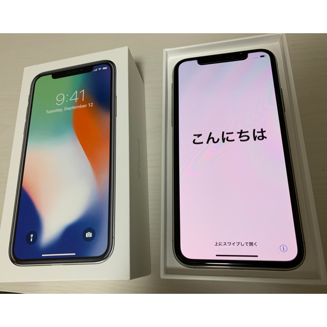 美品 iPhoneX 本体 64GB