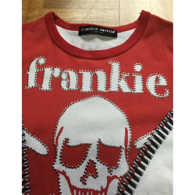 Frankie Morello(フランキーモレロ)の★名作★ frankie morello フランキーモレロ スタッズt スカル メンズのトップス(Tシャツ/カットソー(半袖/袖なし))の商品写真