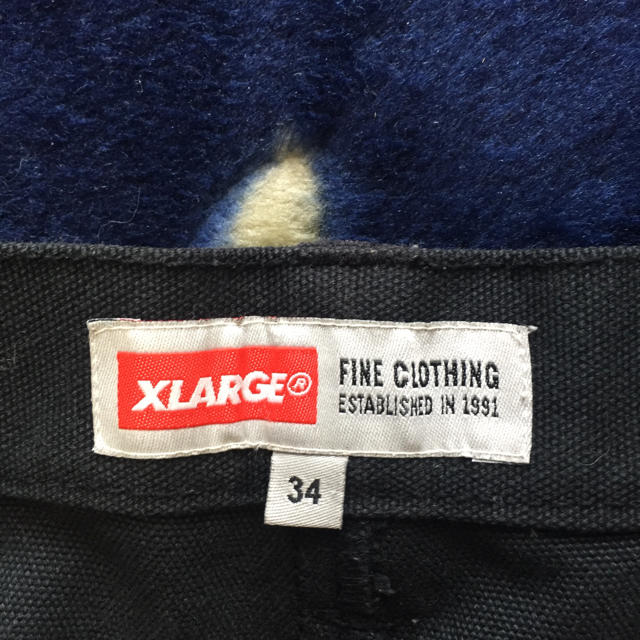 XLARGE(エクストララージ)の送料込み！激安！LARGEダックペインターパンツW34ブラック メンズのパンツ(ペインターパンツ)の商品写真