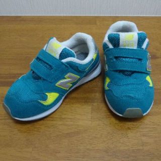 ニューバランス(New Balance)のニューバランス 313 キッズスニーカー 14.5cm グリーン/イエロー(スニーカー)