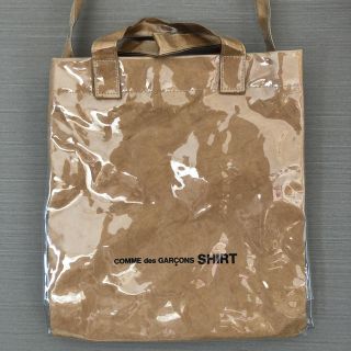 コムデギャルソン(COMME des GARCONS)のPVCトートバッグCOMME des GARCONS ロゴ ビニール ショッパー(トートバッグ)