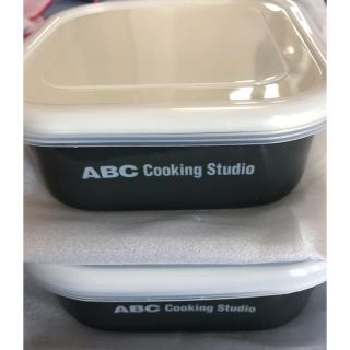 新品❣️ 専用❣️  abc クッキング   ホーローフードコンテナ 2個セット(容器)