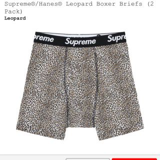 シュプリーム(Supreme)のsupreme Hanes Leopard Boxer Briefs 1枚のみ(ボクサーパンツ)