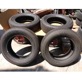 ヨコハマ ブルーアース 195/65R15 四本セット 新車外し(タイヤ)