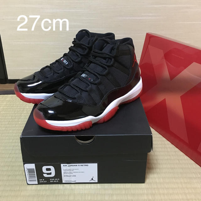 27cm AIR JORDAN 11 RETRO BRED