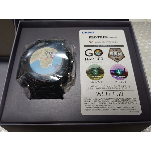 新品 カシオ スマートウォッチ PROTREK WSD-F30-BK | casaronald.org.mx