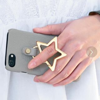 ビューティアンドユースユナイテッドアローズ(BEAUTY&YOUTH UNITED ARROWS)のHASHIBAMI レザースタースタンド iPhoneカバー(iPhoneケース)