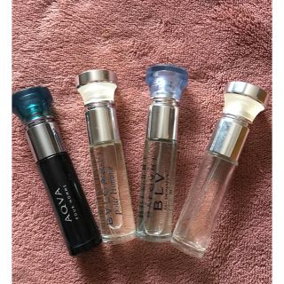 ブルガリ(BVLGARI)のBVLGARI（ブルガリ）香水４本セット★アトマイザー★アクア、オムニア、ブルー(ユニセックス)