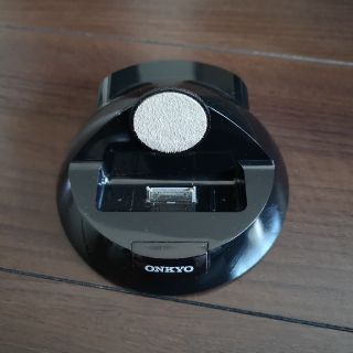 オンキヨー(ONKYO)のONKYO RI Dock iPod専用 ブラック DS-A1XP(B)(スピーカー)