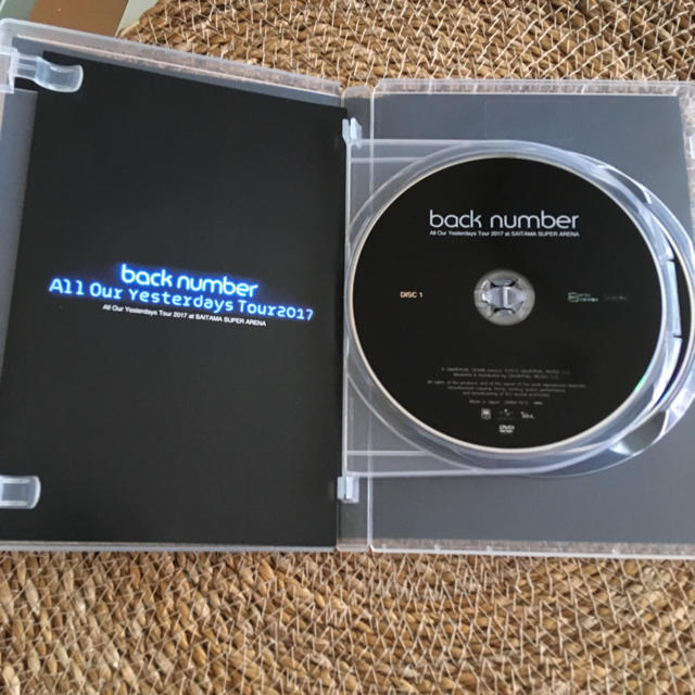 Y.J様専用back number AII Our Yesterday Tour エンタメ/ホビーのCD(ポップス/ロック(邦楽))の商品写真