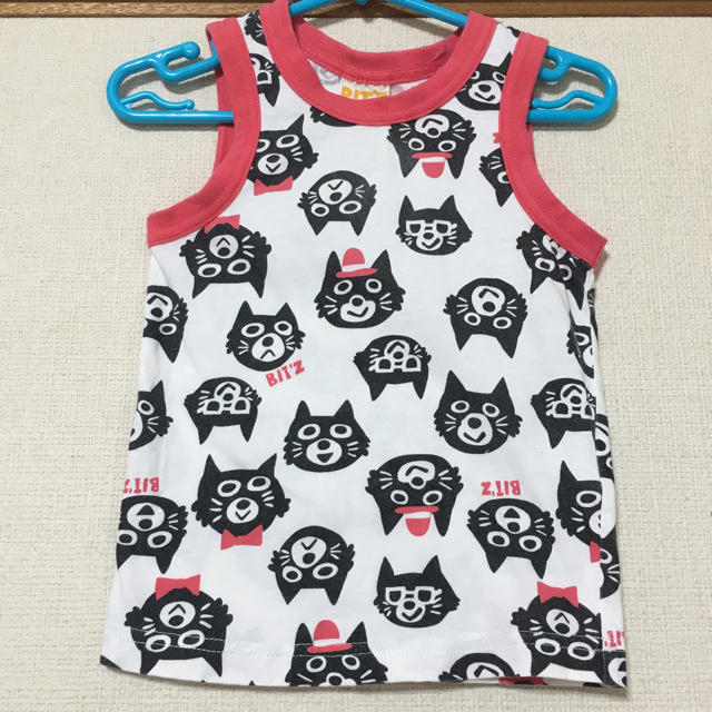 Bit'z(ビッツ)のBIT'Z  猫ちゃん柄タンクトップ  95 キッズ/ベビー/マタニティのキッズ服男の子用(90cm~)(Tシャツ/カットソー)の商品写真