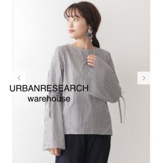 アーバンリサーチ(URBAN RESEARCH)の新品 URBANRESEARCH フレアスリーブブラウス 定価5,292円(シャツ/ブラウス(長袖/七分))