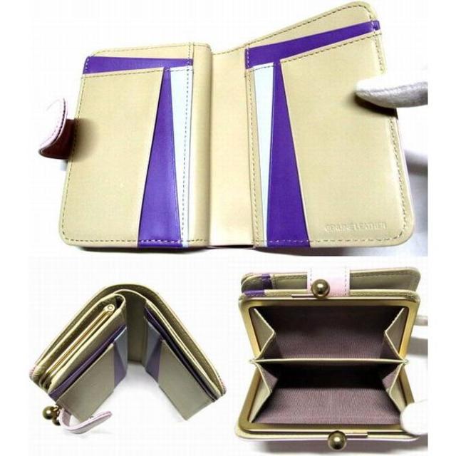 新品ポールスミス Paul Smith 二つ折り財布 パステルコンロ_2
