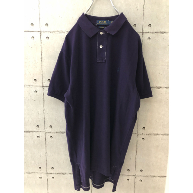 POLO RALPH LAUREN(ポロラルフローレン)の古着 90's ポロラルフローレン ポロシャツ ベージュ メンズのトップス(ポロシャツ)の商品写真