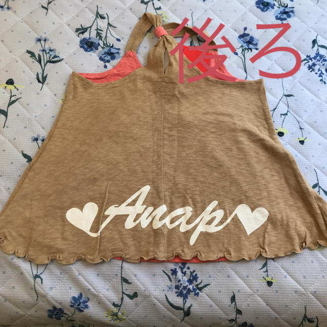ANAP Kids(アナップキッズ)の新品タグ付きアナップキッズ タンクトップ キッズ/ベビー/マタニティのキッズ服女の子用(90cm~)(Tシャツ/カットソー)の商品写真
