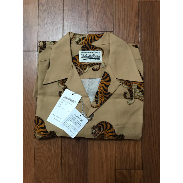 WACKO MARIA(ワコマリア)のぐるぐるすぐる様専用 タイガーアロハ ベージュ Mサイズ 新品 メンズのトップス(シャツ)の商品写真