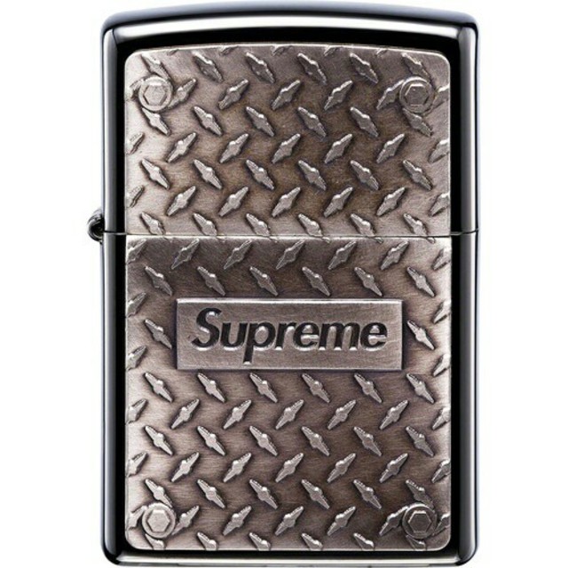 supreme Diamond Plate Zippo