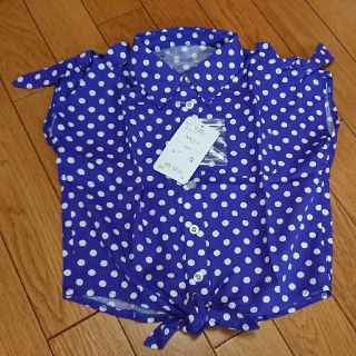 ニッセン(ニッセン)の新品 120 ノースリーブシャツ 水玉(Tシャツ/カットソー)