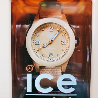 アイスウォッチ(ice watch)のice watch ★美品★保証あり★アイススリムネイチャー グラウンドベージュ(腕時計(アナログ))