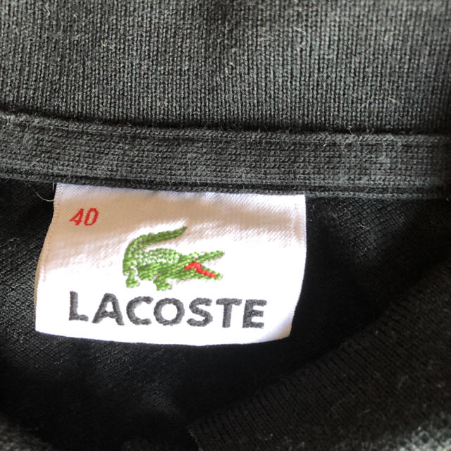 LACOSTE(ラコステ)のラコステ Ｔシャツ 黒 レディースのトップス(シャツ/ブラウス(長袖/七分))の商品写真