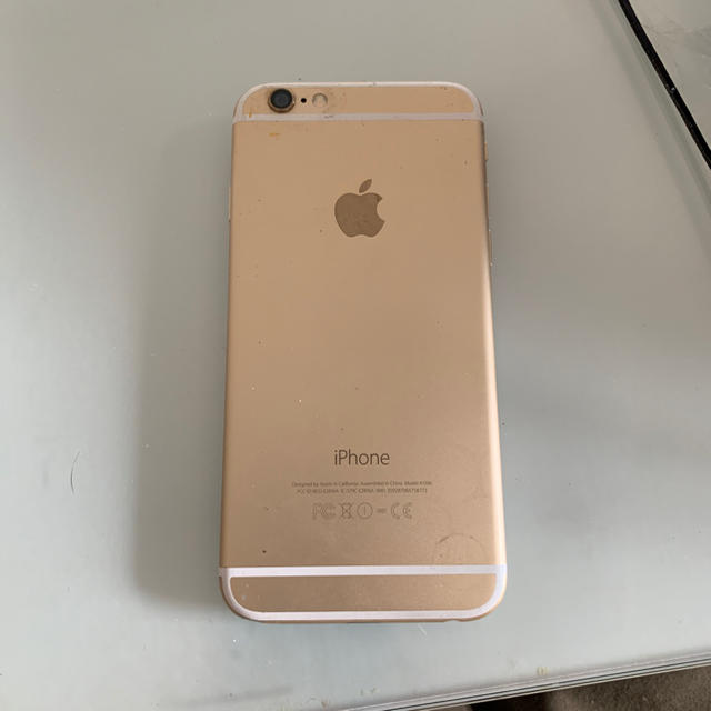 iPhone6 64GB ゴールド au 3