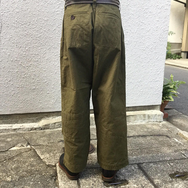 kuon ポーランド軍 テントクロスパンツ