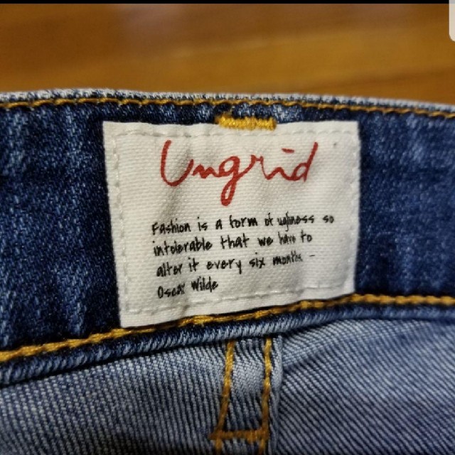 Ungrid(アングリッド)のungridデニム レディースのパンツ(デニム/ジーンズ)の商品写真