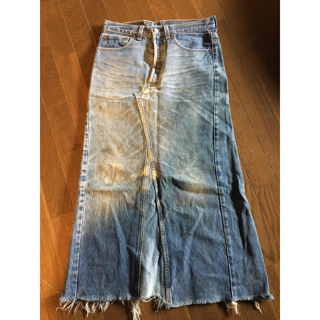 Levi's(リーバイス)のリーバイス501 リメイク デニムロングスカート レディースのスカート(ロングスカート)の商品写真