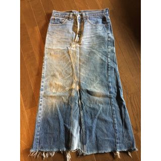 リーバイス(Levi's)のリーバイス501 リメイク デニムロングスカート(ロングスカート)