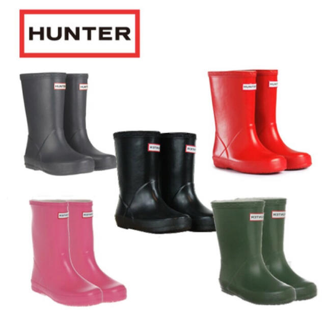 HUNTER(ハンター)のHUNTERキッズ長靴 キッズ/ベビー/マタニティのキッズ靴/シューズ(15cm~)(長靴/レインシューズ)の商品写真