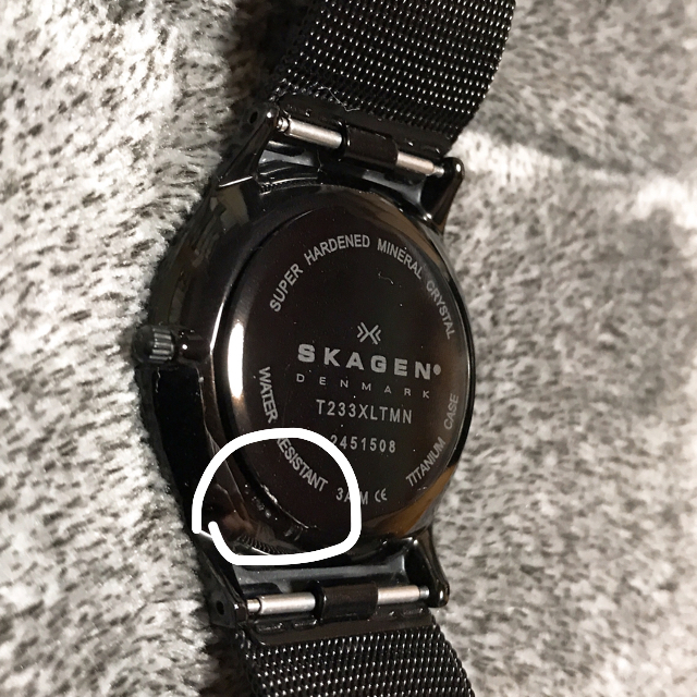SKAGEN(スカーゲン)のスカーゲン 時計 メンズ T233XLTMN ブラック メンズの時計(腕時計(アナログ))の商品写真