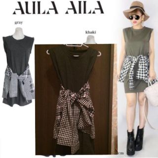 アウラアイラ(AULA AILA)のAULAAILA♡ワンピース(ミニワンピース)