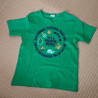 サンカンシオン(3can4on)の3CAN4ON Tシャツ 緑 130(Tシャツ/カットソー)