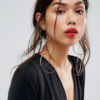 ザラ(ZARA)の即納！ゴールドorシルバー  フープピアス(ピアス)