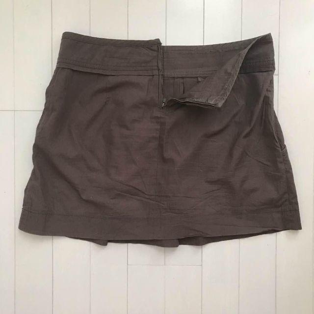 ZARA(ザラ)の【引越し処分】ZARA ミニスカート ブラウン レディースのスカート(ミニスカート)の商品写真