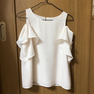 ロペ(ROPE’)のロペ 2way半袖トップス 夏服 裏地付き 2回使用 (カットソー(半袖/袖なし))