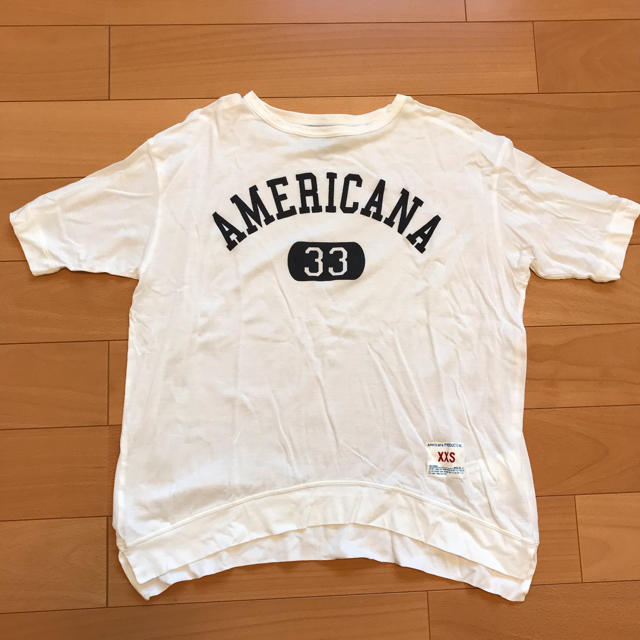 AMERICANA(アメリカーナ)の【Americana】アメリカーナロゴTシャツ レディースのトップス(Tシャツ(半袖/袖なし))の商品写真