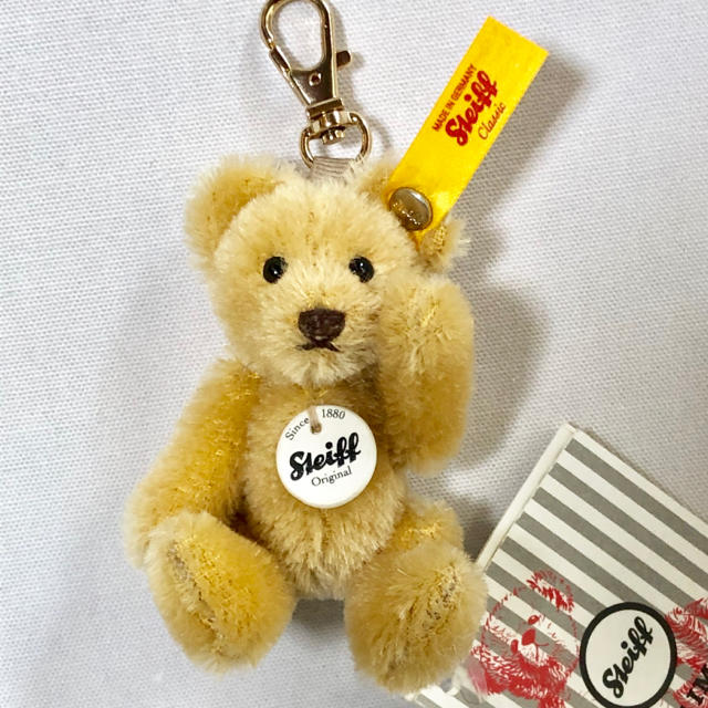シュタイフ テディベア キーリング ブロンド ぬいぐるみ