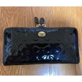 コーチ(COACH)の長財布 コーチ 黒(財布)