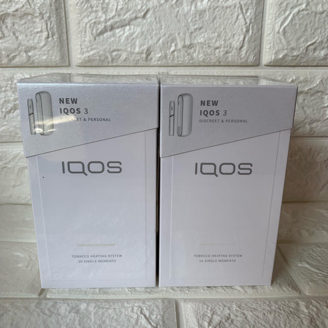 iQOS3 本体 ホワイト 2台セット / WHITEホワイト状態