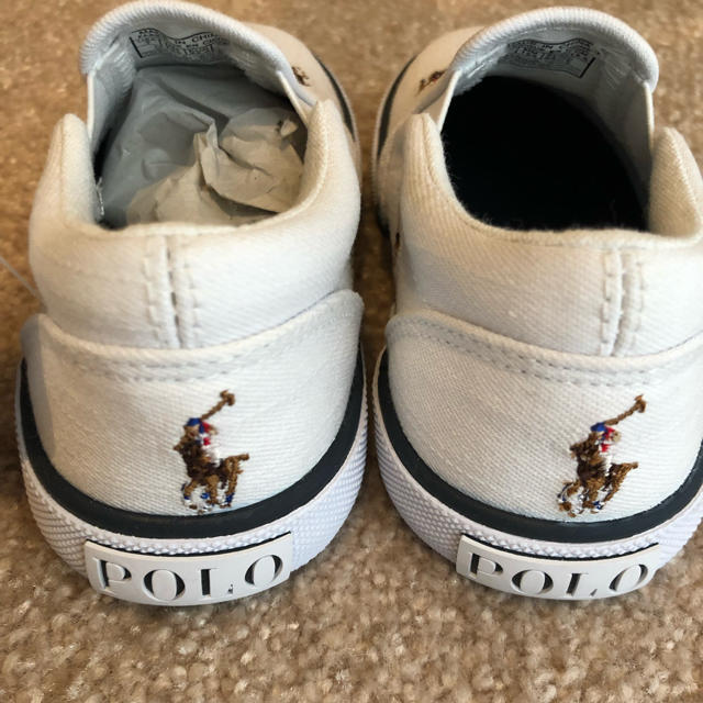 POLO RALPH LAUREN(ポロラルフローレン)の[ちぃ様専用] 新品 未使用 POLO スリッポン 13cm  キッズ/ベビー/マタニティのベビー靴/シューズ(~14cm)(スリッポン)の商品写真