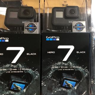 ゴープロ(GoPro)の2台 即納 新品未開封   Go Pro HERO7 BLACK  4k(ビデオカメラ)