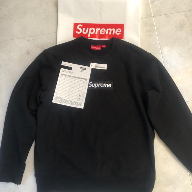 supreme boxlogo crew neck 2018FW