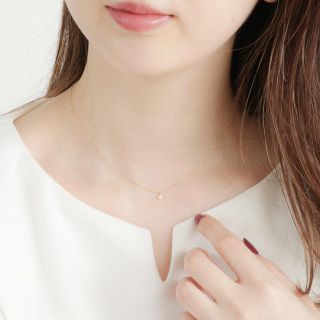 エテ ダイヤモンド ネックレス 0.04CT