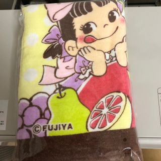 フジヤ(不二家)のペコちゃんバスタオル 非売品(ノベルティグッズ)