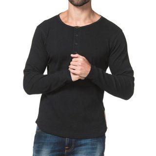 ヌーディジーンズ(Nudie Jeans)の【美品】ヌーディージーンズ  ヘンリーネックTシャツ(Tシャツ/カットソー(七分/長袖))