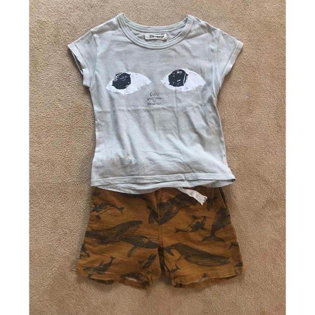 bobo chose(ボボチョース)の（おまとめ）bobo chose プリントTシャツ 2枚セット キッズ/ベビー/マタニティのキッズ服男の子用(90cm~)(Tシャツ/カットソー)の商品写真